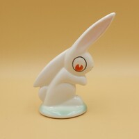 Ritka gyűjtői Gránit  Kerámia  Nyúl,  Nyuszi figura