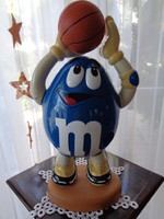 Vintage M&M cukorka  adagoló kosárlabda figura