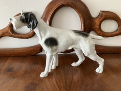 NAGYMÉRETŰ, METZLER ORTLOFF POINTER VADÁSZKUTYA FIGURA