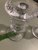 Kristály üveg gyertyatartó 2 db 120mm - TIMO SARPANEVA