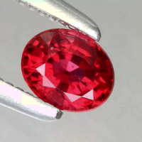 0.32ct 4.3x3.5mm Ragyogó, Gyönyörű Spinell Ékkő, High-End minőség