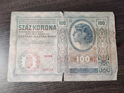 Száz korona 1912 G