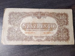 Száz pengő 1944 F