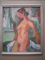 NEMZETKÖZILEG ELISMERT FESTŐMŰVÉSZ  BÁNFI JÓZSEF .. NŐI AKT .