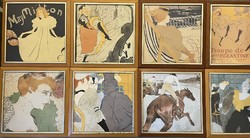 Henri de Toulouse-Loutrec nyomatok keretezve 10 darab