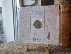 2018 Nyúl Péter, Peter Rabbit 50p 50 penny BU - Royal Mint, Egyesült Királyság
