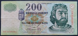 200 Forint 1998 FB, F+.