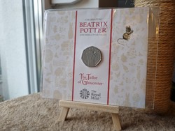 2018 Gloucester szabója, Tailor of Gloucester 50p 50 penny BU - Royal Mint, Egyesült Királyság