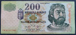 200 Forint 2005 FB, F+-VF.