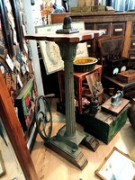 Lánchíd egy korlát oszlopa, igazi kuriózum, törvénycikk 1832-ből, budapesti öntöttvas relikvia,