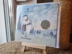 2020 A Hóember, The Snowman 50p 50 penny BU - Royal Mint, Egyesült Királyság