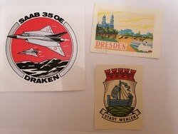 Retro matricák (6.) - 3 db