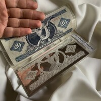 20 Forint Bankjegy húsz Ezüst Veret Magyar Pénzverő Rt. kiadás papír pénz numizmatika