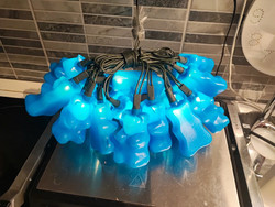 Haribo maci kék műanyag lampion lámpás!Ritka!