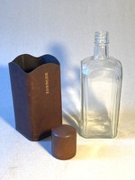 VARROTT BŐR BEVONATÚ, BOURBON ALKOHOL ÜVEG PALACK ANGOL, WHISKEY ENGLAND