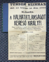 Manninger Vilmos és Grill Júlia színháza 1917