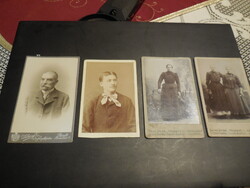 Pécsi portré kabinet fotók 1880- 1900  körül 1-2 kép a híres  császári és királyi udvari fotós  ....