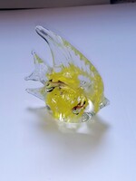 Olasz nagyon dekoratív, színes üveg halfigura