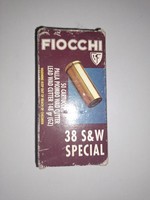 38Spec WadCutter Fiocchi Üres töltényhüvely lőszerhüvely  50 darab egybe