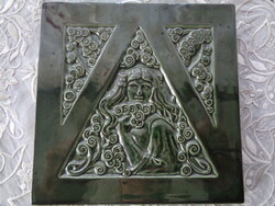 Zsolnay Art Nouveau Tile