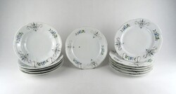 1T950 Régi Austria porcelán tányér készlet étkészlet 12 darab