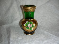 Bohémia kétháború közötti aranytott váza