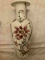 Zsolnay Liliom / Orchidea mintás váza