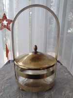 ART DECO FÜLES KÍNÁLÓ ,CUKORTARTÓ