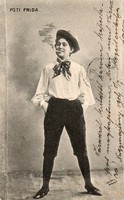 Képeslap: Színészek, Fóti Frida. 1904.