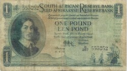 1 font pound 1957.04.11. Dél Afrika South African Ritka
