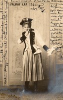 Képeslap: Színészek, Pálmay Ilka. 1901.