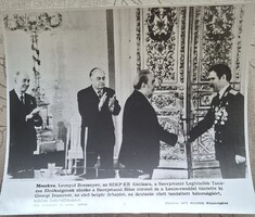 MTI Fotó   Moszkva Leonyid Brezsnyev kitüntetés Georgi Ivanov  űrhajóst  1980