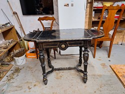Antique Boulle Card Game Table