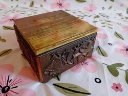 2500/47 Lignifer iparművész réz, vörösréz doboz