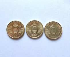 75 éves a Forint, 5 Forint 2021. "O" betűk. 3 db.