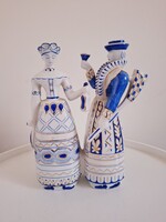 Hollóházi Porcelán Páros Figura / Vadász a párjával/