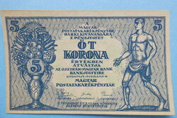 1919 5 korona UNC!