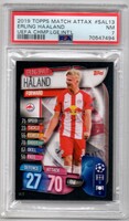 Erling Haaland első sportkártyája, PSA által hitelesítve.