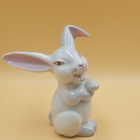 Ritka gyűjtői Hollóházi  nevető nyúl,  nyuszi figura
