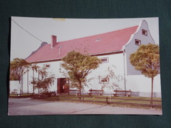 Képeslap,MTI fotó,Abony,Abonyi Lajos falumúzeum látkép,részlet, 1987-