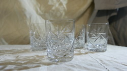 Ólomkristály whiskey-s pohár (4db)