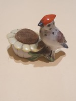 Tűtartó porcelán madárka