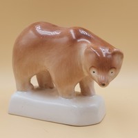 Schrammel Imre Zsolnay/ Budapest Porcelángyár medve figura