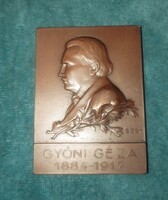 Bődy Kálmán:GYÓNI GÉZA 1884-1917