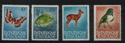 Togo - Forgalmi bélyegek, állat (1964)