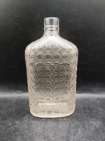 Whiskey-s üveg, art deco, 19 cm-es magasságú. 3132b