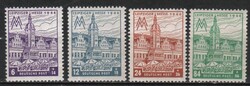 Szovjet Zóna 0023 (Nyugat-Sachsen)  Mi 162 X - 165 X   2,00 Euró  postatiszta