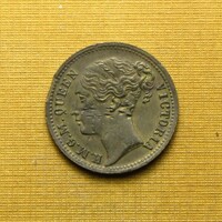 Játékpénz zseton Victoria királynő portéval- spiel münze