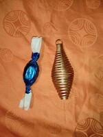 Karácsonyfadísz - Fém nagy "Rugó" 1.