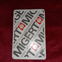 Műszer- és irodagépértékesítő Vállalat Budapest kártyanaptár 1971